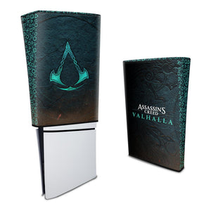 Capa Anti Poeira PS5 Slim Vertical - Assassin's Creed Valhalla - Pop Arte Skins - foto 3