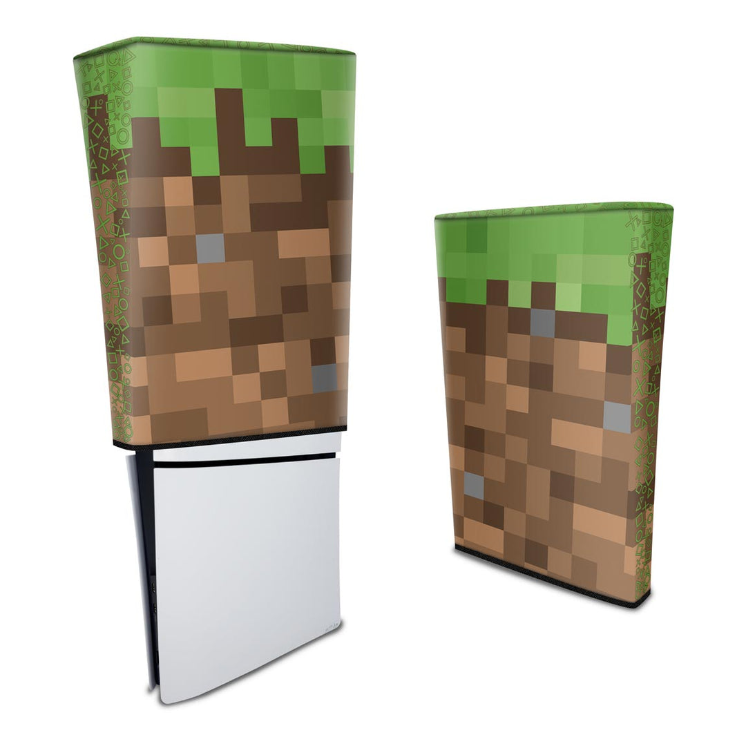 Capa Anti Poeira PS5 Slim Vertical - Minecraft - Pop Arte Skins - foto 3