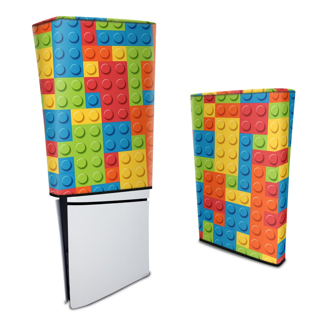 Capa Anti Poeira PS5 Slim Vertical - Lego Peça - Pop Arte Skins - foto 3