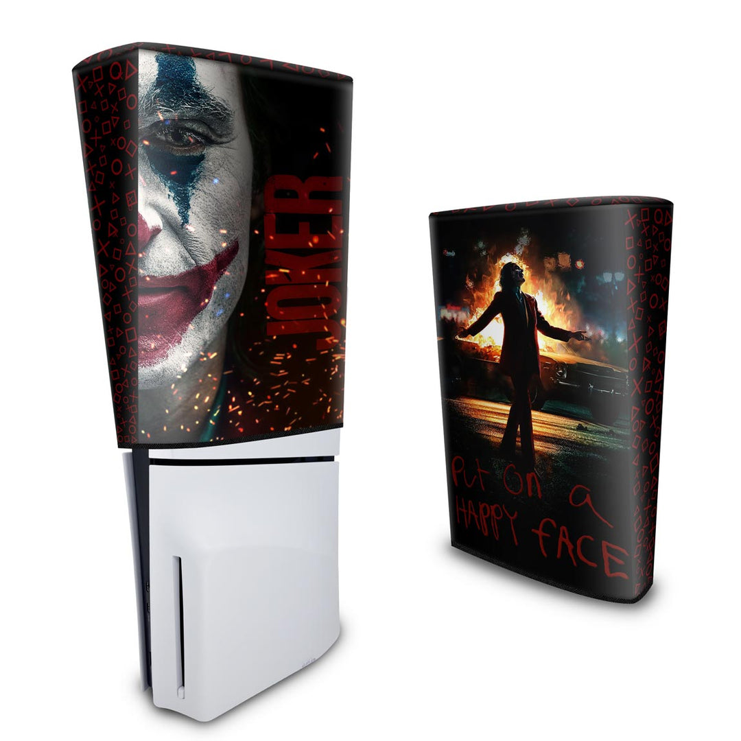 Capa Anti Poeira PS5 Slim Vertical - Joker Filme - Pop Arte Skins