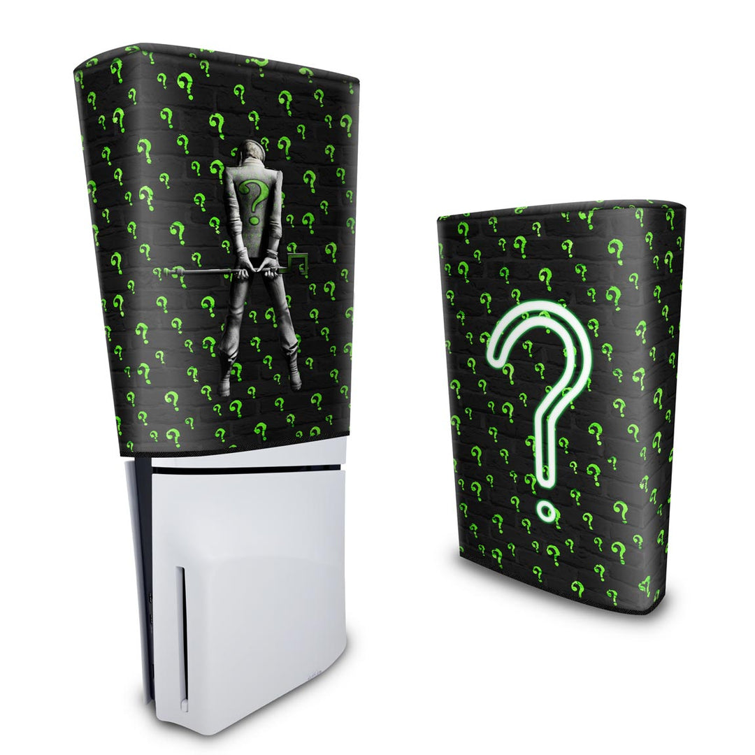 Capa Anti Poeira PS5 Slim Vertical - Charada - Pop Arte Skins