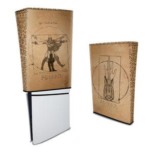 Capa Anti Poeira PS5 Slim Vertical - Assassin’S Creed Vitruviano - Pop Arte Skins - foto 3