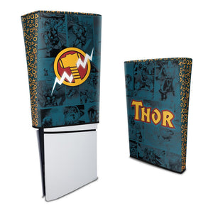 Capa Anti Poeira PS5 Slim Vertical - Thor Comics - Pop Arte Skins - foto 3