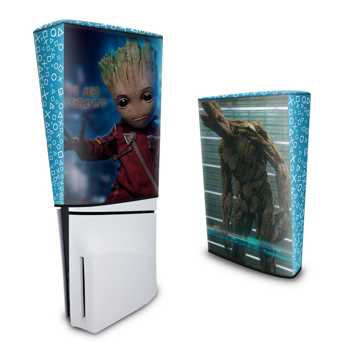 Capa Anti Poeira PS5 Slim Vertical - Baby Groot