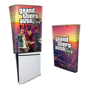Capa Anti Poeira PS5 Slim Vertical - GTA V - Pop Arte Skins - foto 3