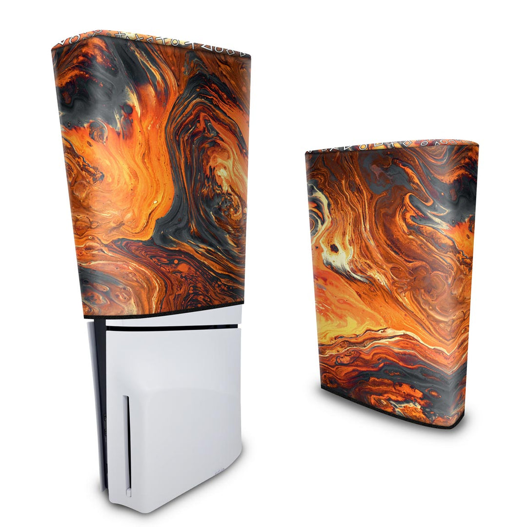 Capa Anti Poeira PS5 Slim Vertical - Abstrato #95 - Pop Arte Skins