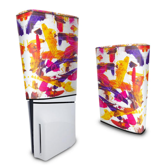 Capa Anti Poeira PS5 Slim Vertical - Abstrato #103