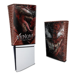 Capa Anti Poeira PS5 Slim Vertical - Venom Tempo de Carnificina - Pop Arte Skins - foto 3