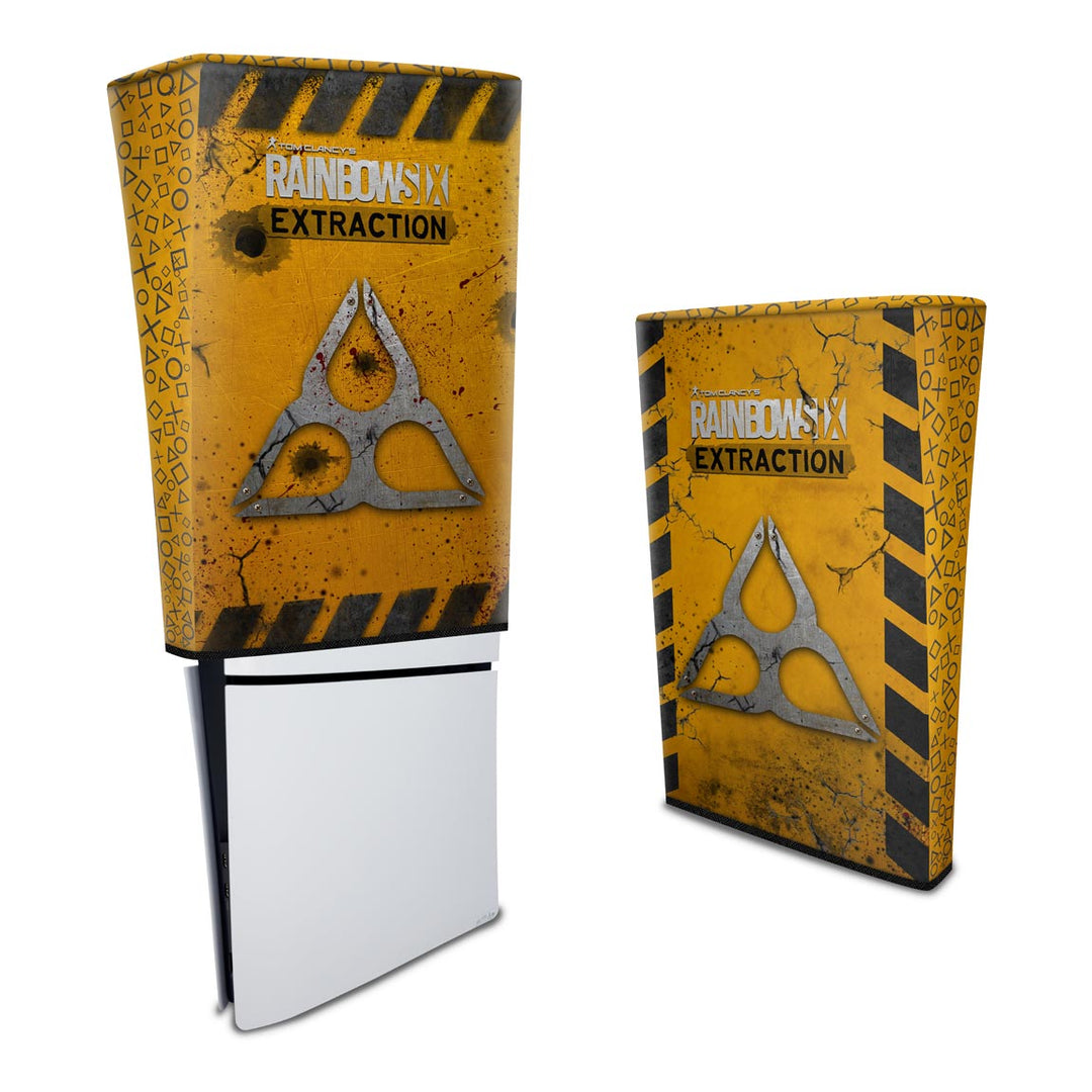 Capa Anti Poeira PS5 Slim Vertical - Tom Clancy's Rainbow Six Siege Extraction - Pop Arte Skins - foto 3