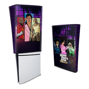 Capa Anti Poeira PS5 Slim Vertical - GTA The Trilogy - Pop Arte Skins - foto 3