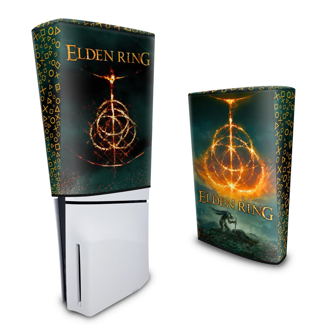 Capa Anti Poeira PS5 Slim Vertical - Elden Ring - Pop Arte Skins