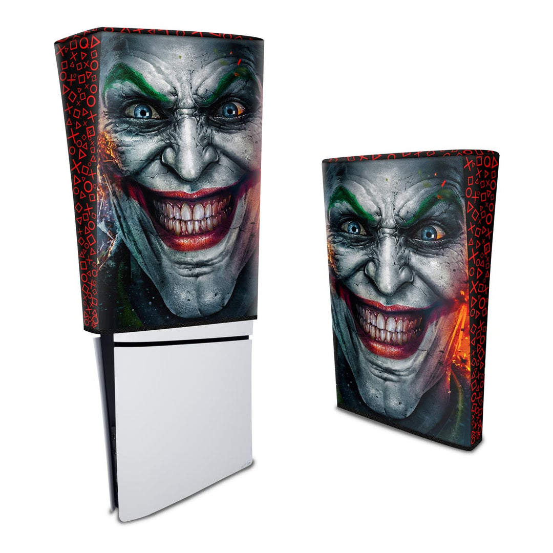 Capa Anti Poeira PS5 Slim Vertical - Coringa Joker - Pop Arte Skins - foto 3