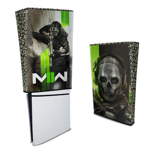 Capa Anti Poeira PS5 Slim Vertical - Call Of Duty Modern Warfare II - Pop Arte Skins - foto 3