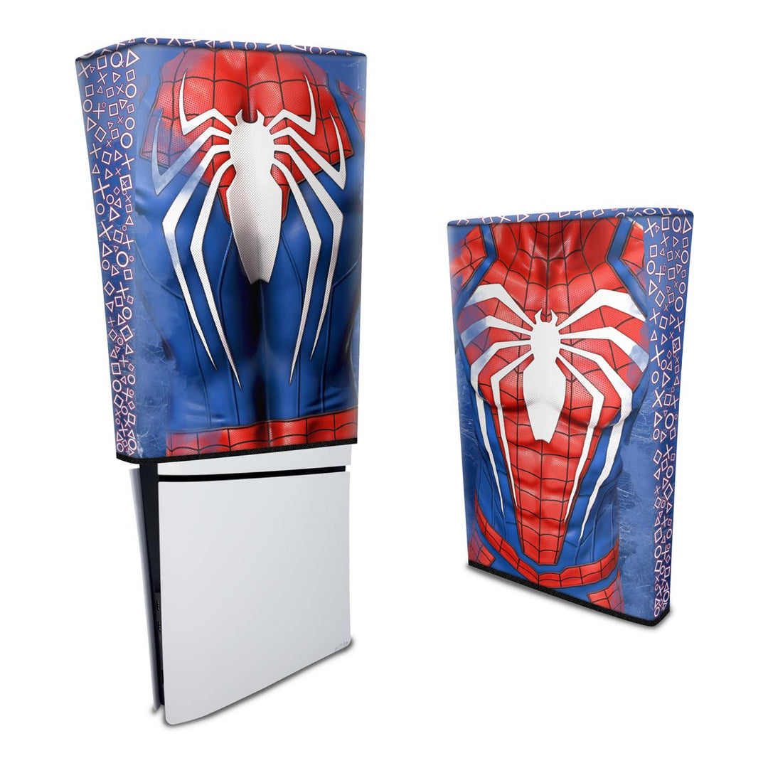 Capa Anti Poeira PS5 Slim Vertical - Spider-Man Homem Aranha 2 - Pop Arte Skins - foto 3
