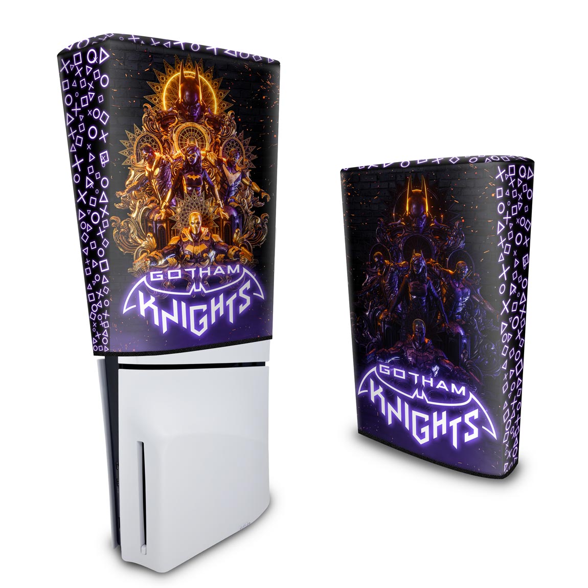 Capa Anti Poeira PS5 Slim Vertical - Gotham Knights