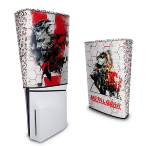 Capa Anti Poeira PS5 Slim Vertical - Metal Gear Solid - Pop Arte Skins