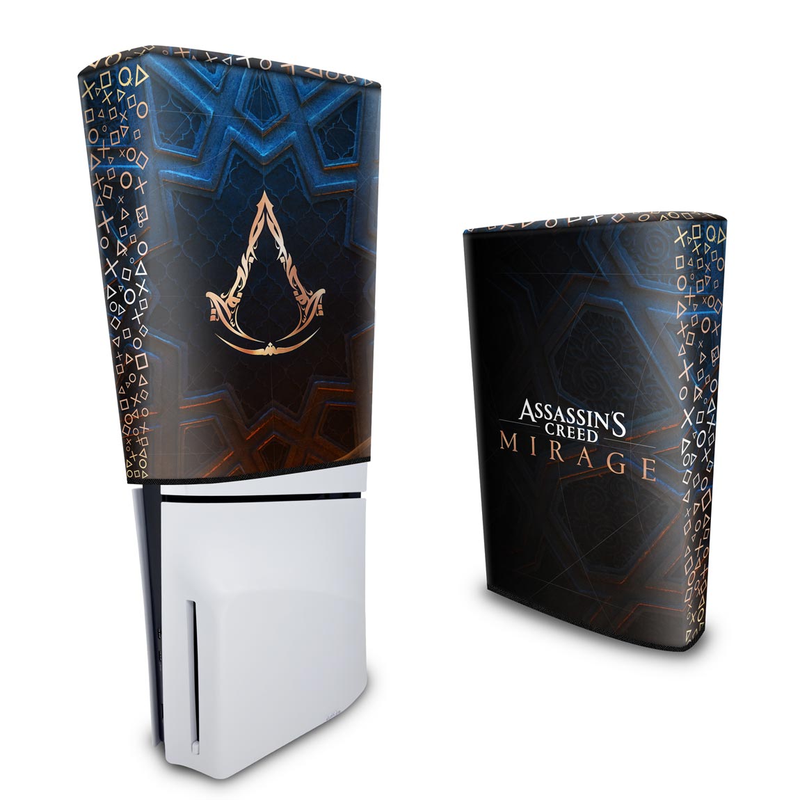 Capa Anti Poeira PS5 Slim Vertical - Assassin's Creed Mirage