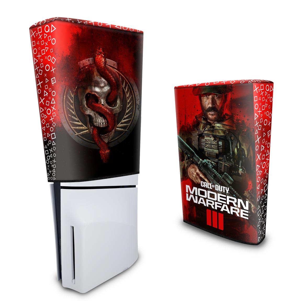 Capa PS5 Slim Anti Poeira Vertical - Call Of Duty Modern Warfare III