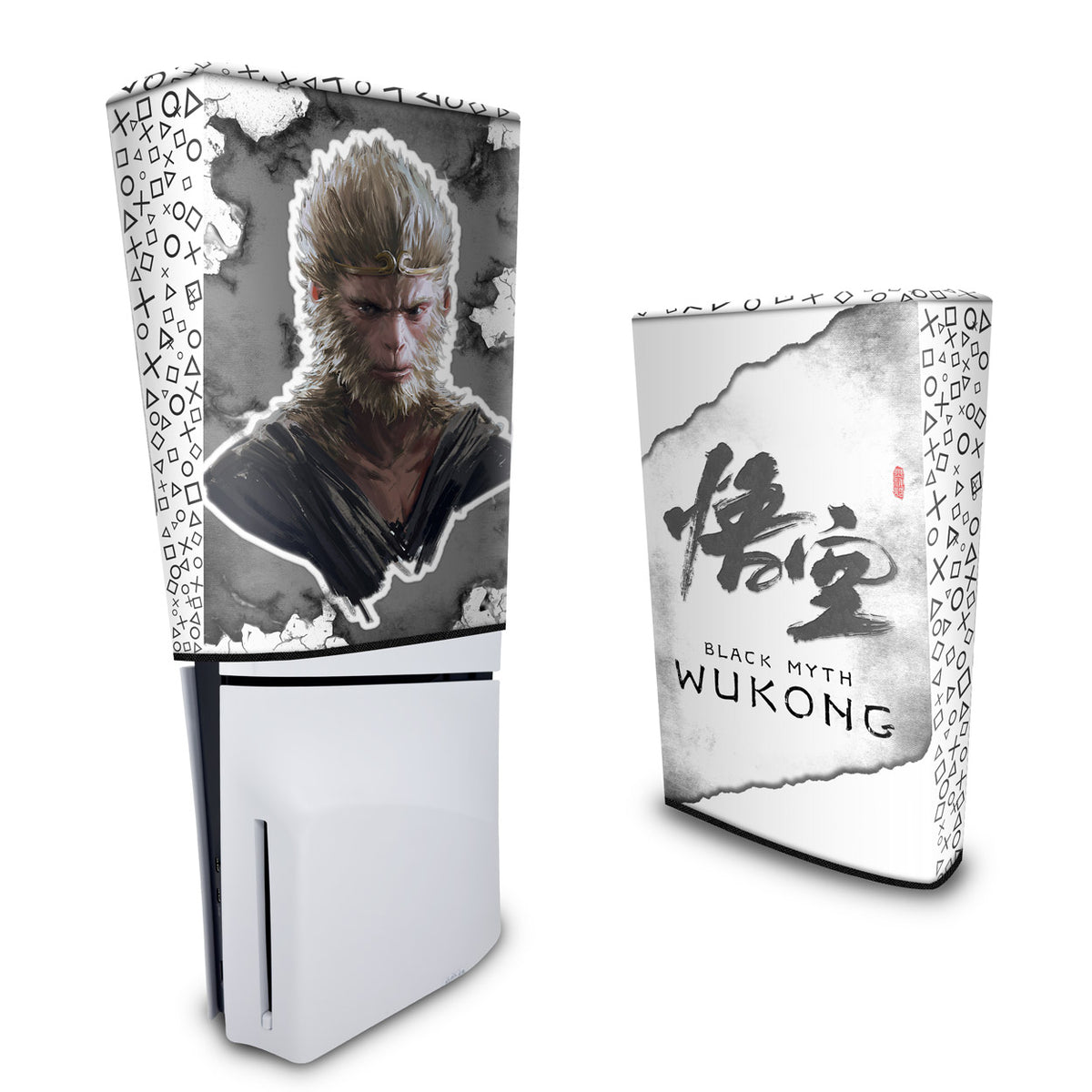 Capa PS5 Slim Anti Poeira Vertical - Black Myth: Wukong