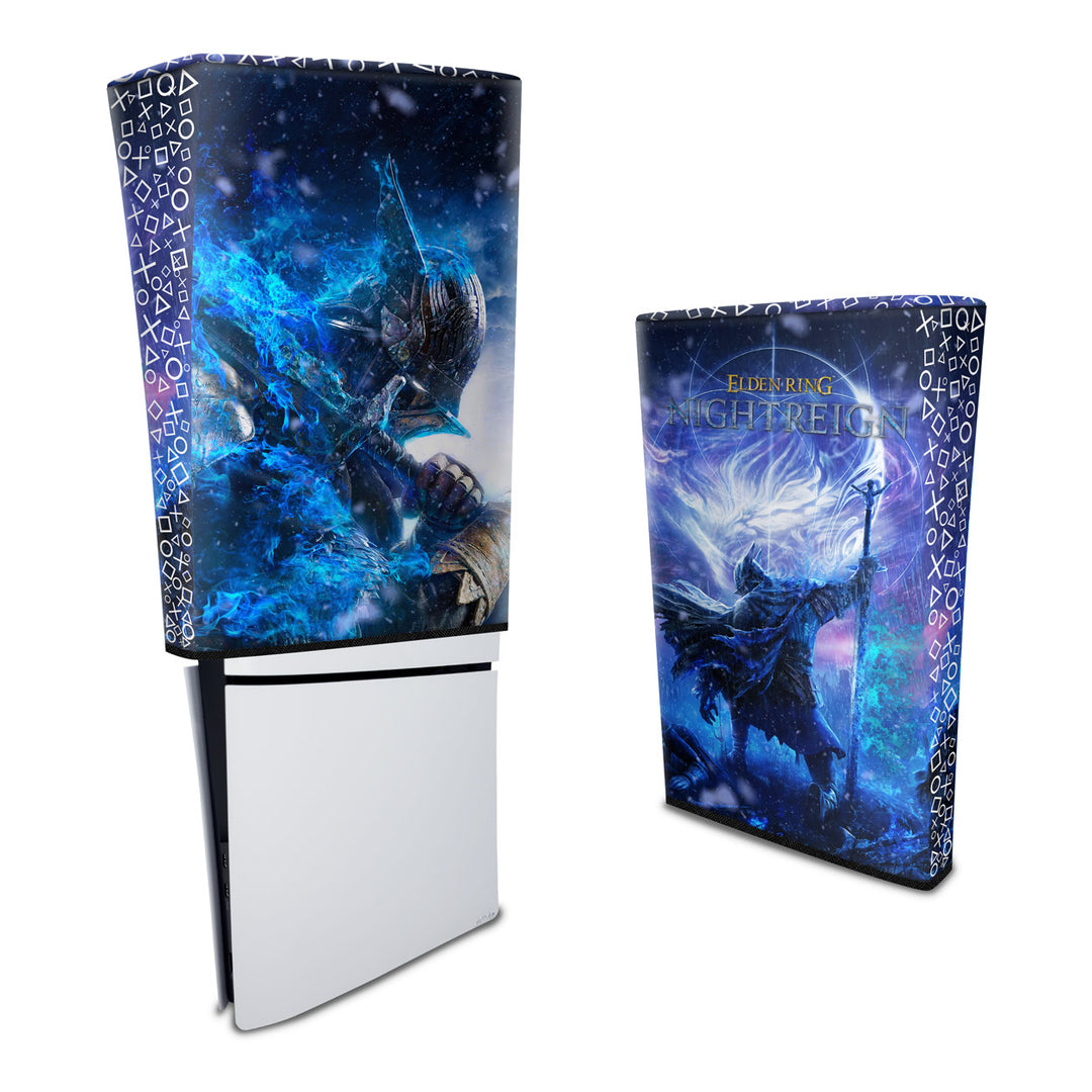Capa Anti Poeira PS5 Slim Vertical - Elden Ring Nightreign - Pop Arte Skins - foto 3
