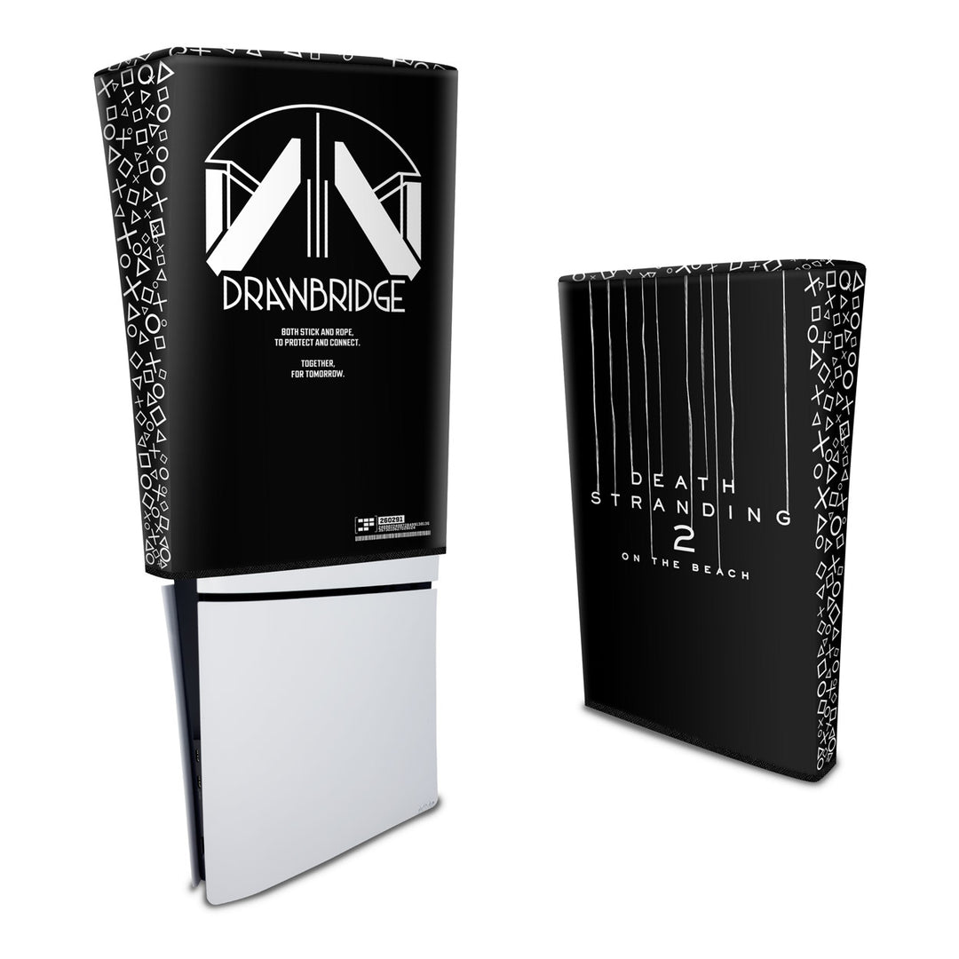 Capa Anti Poeira PS5 Slim Vertical - Death Stranding 2 - Pop Arte Skins - foto 3