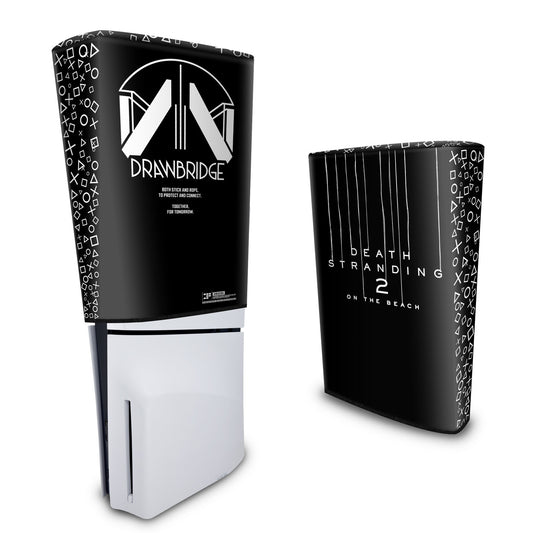 Capa PS5 Slim Anti Poeira Vertical - Death Stranding 2