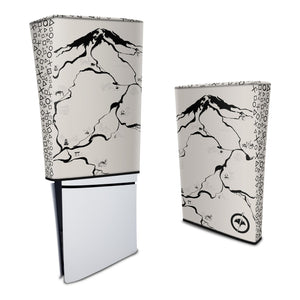 Capa Anti Poeira PS5 Slim Vertical - Ghost Of Yotei - Pop Arte Skins - foto 3