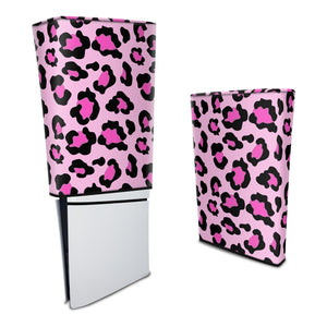 Capa Anti Poeira PS5 Slim Vertical - Onça Rosa - Pop Arte Skins - foto 3
