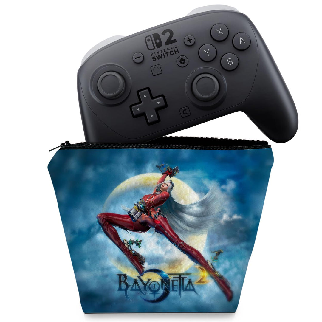 Capa Case Nintendo Switch 2 Pro Controle - Bayonetta 2