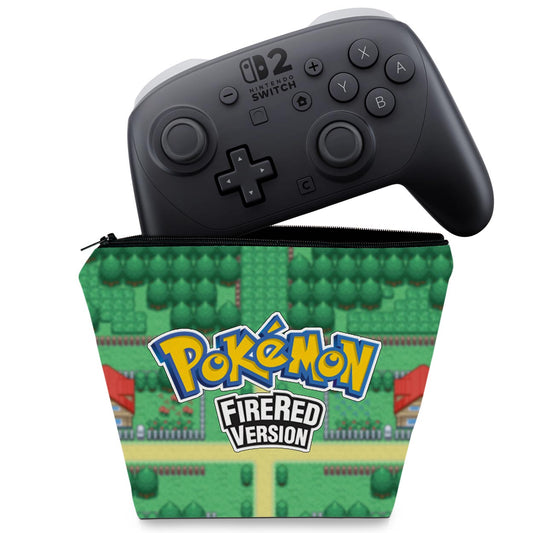Capa Nintendo Switch 2 Pro Controle Case - Pokemon Firered