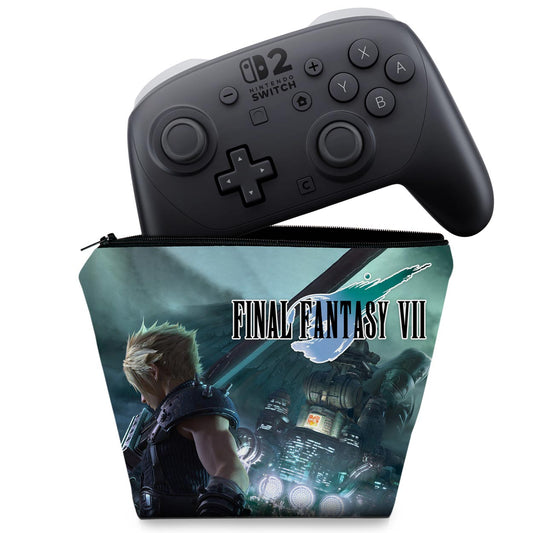 Capa Nintendo Switch 2 Pro Controle Case - Final Fantasy Vii: Remake