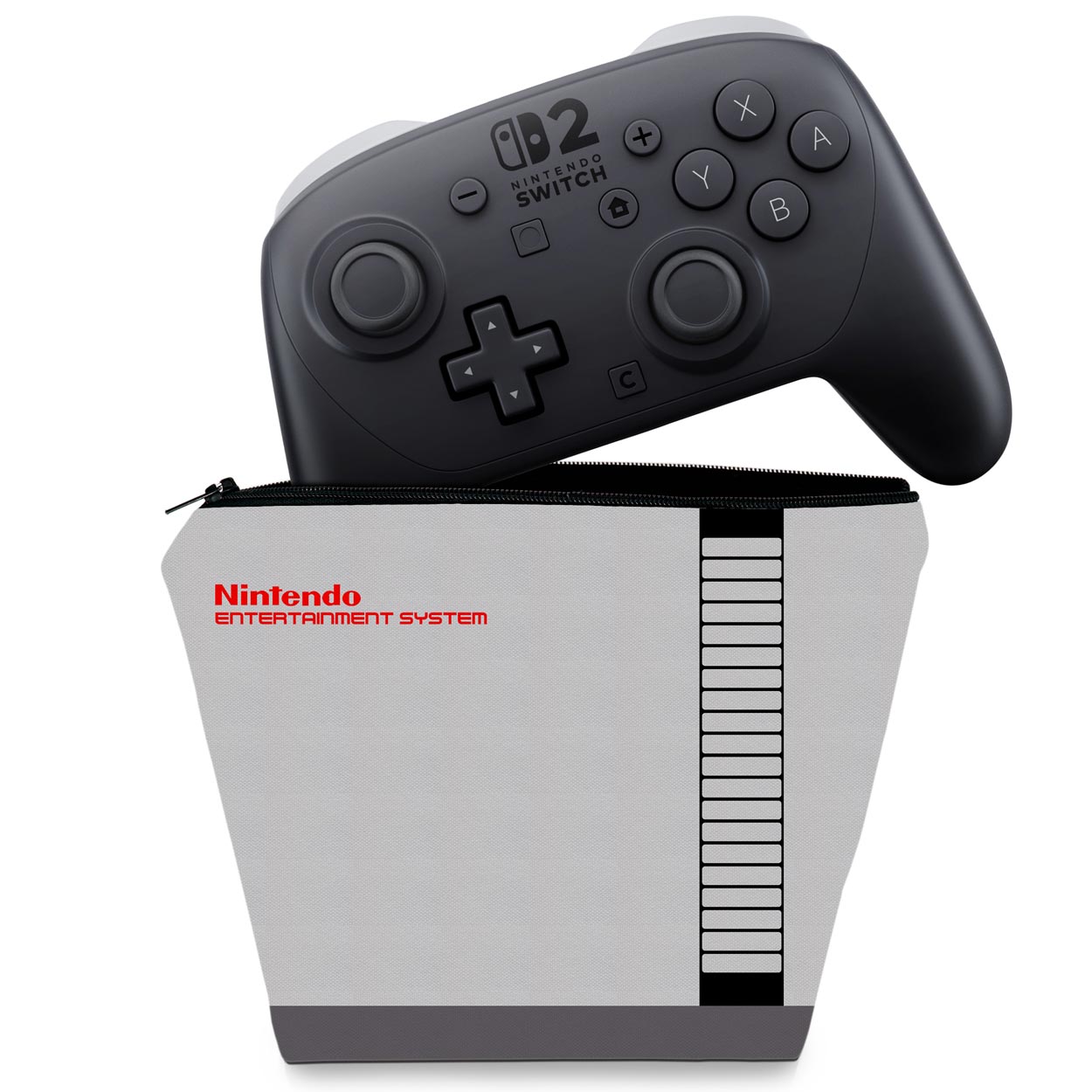 Capa Nintendo Switch 2 Pro Controle Case - Nintendinho Nes