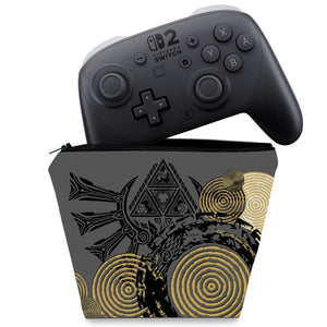 Capa Case Nintendo Switch 2 Pro Controle - Zelda Tears of the Kingdom Edition