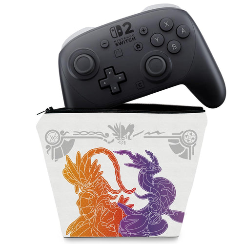 Capa Case Nintendo Switch 2 Pro Controle - Pokémon Scarlet e Violet