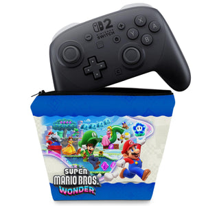 Capa Case Nintendo Switch 2 Pro Controle - Super Mario Bros. Wonder