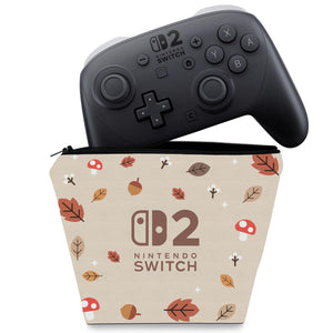Capa Case Nintendo Switch 2 Pro Controle - Outono - Pop Arte Skins