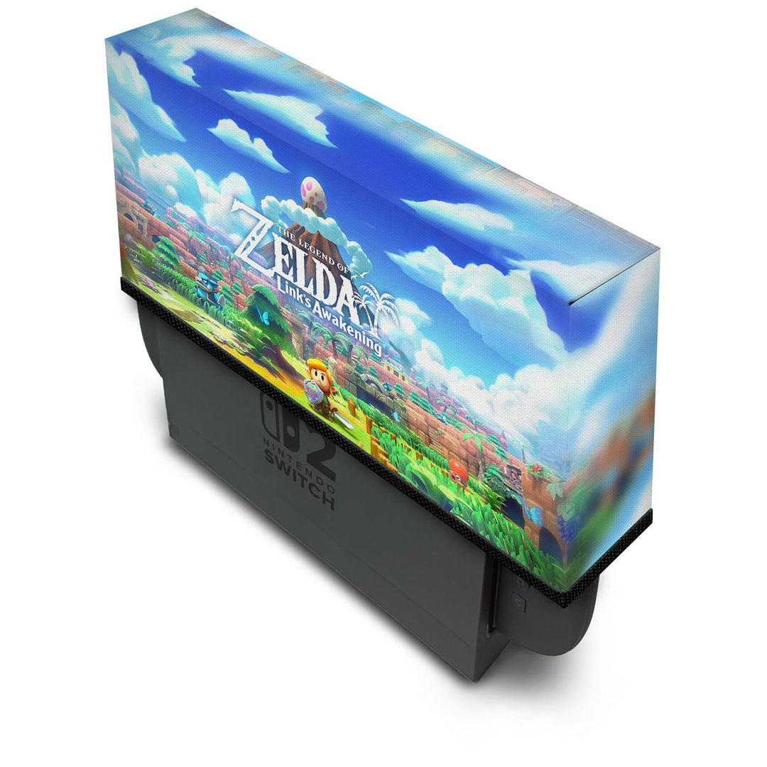 Capa Anti Poeira Nintendo Switch 2 - Zelda Link's Awakening