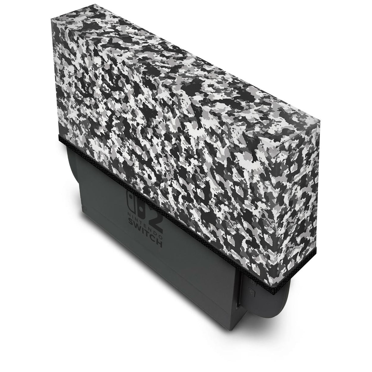 Nintendo Switch 2 Capa Anti Poeira - Camuflada Cinza
