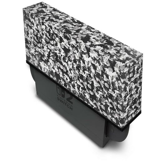Nintendo Switch 2 Capa Anti Poeira - Camuflada Cinza