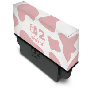 Capa Anti Poeira Nintendo Switch 2 - Vaquinha Rosa