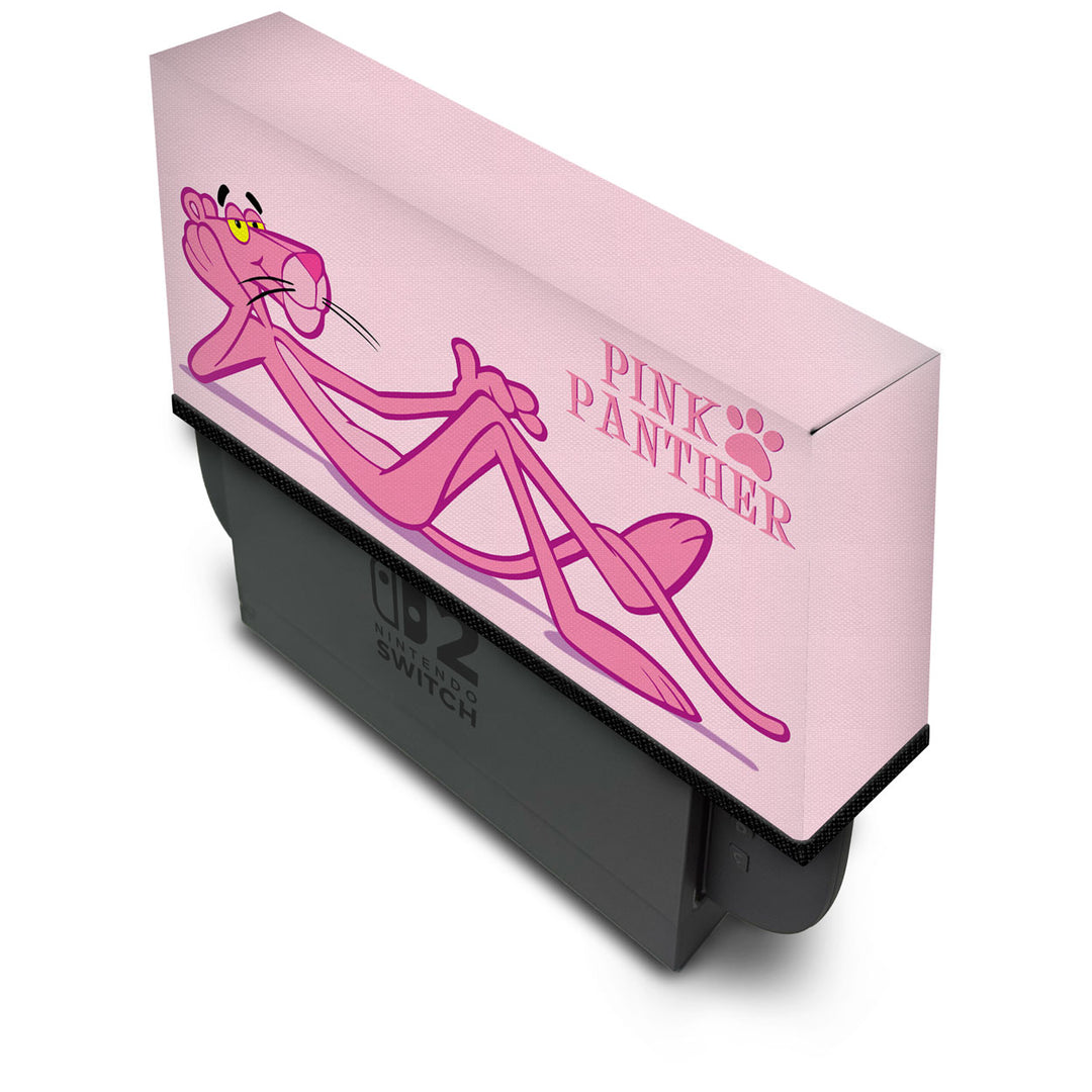 Capa Anti Poeira Nintendo Switch 2 - Pantera Cor de Rosa