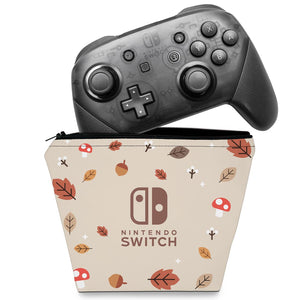 Capa Case Nintendo Switch Pro Controle - Outono - Pop Arte Skins