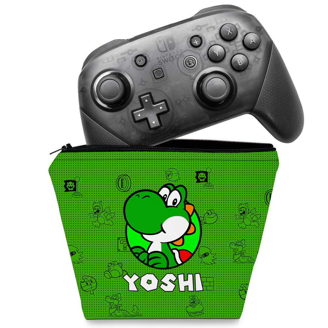 Capa Case Nintendo Switch Pro Controle - Yoshi