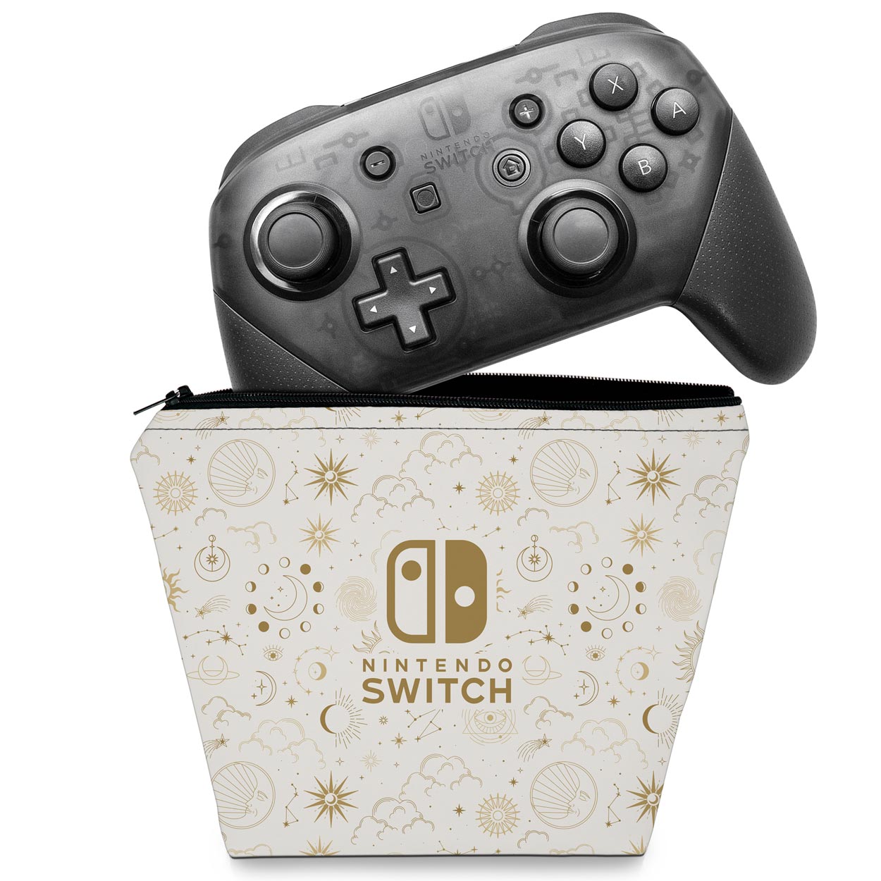 Capa Nintendo Switch Pro Controle Case - Astros