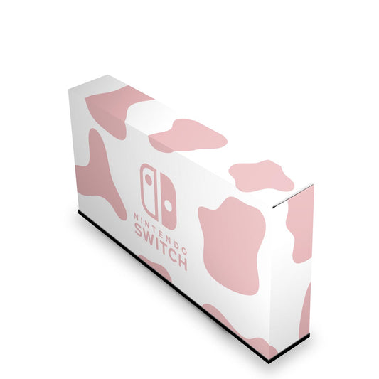 Nintendo Switch Capa Anti Poeira - Vaquinha Rosa