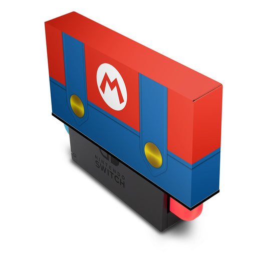 KIT Capa Anti Poeira e Skin Anti-Rage Nintendo Switch 1 - Mario Vermelho Mania