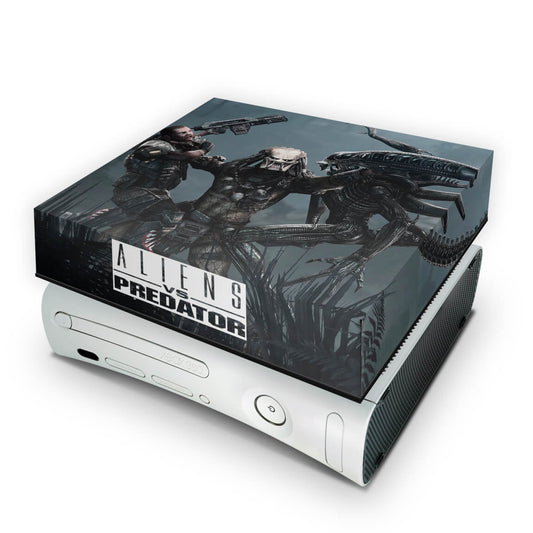 Xbox 360 Fat Capa Anti Poeira - Aliens Vs Predators