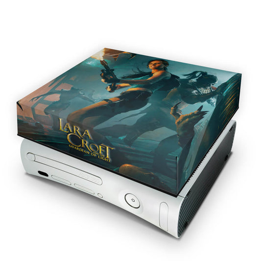 Xbox 360 Fat Capa Anti Poeira - Lara Croft Temple Osiris