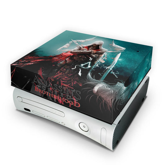 Xbox 360 Fat Capa Anti Poeira - Assassins Creed Brotherwood #C