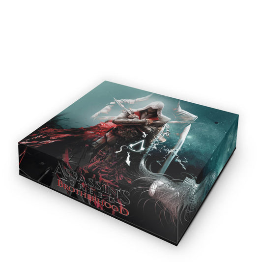 Xbox 360 Fat Capa Anti Poeira - Assassins Creed Brotherwood #C